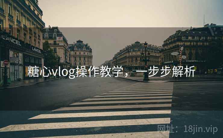 糖心vlog操作教学，一步步解析