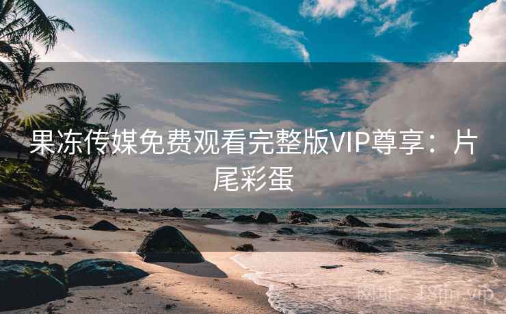 果冻传媒免费观看完整版VIP尊享：片尾彩蛋